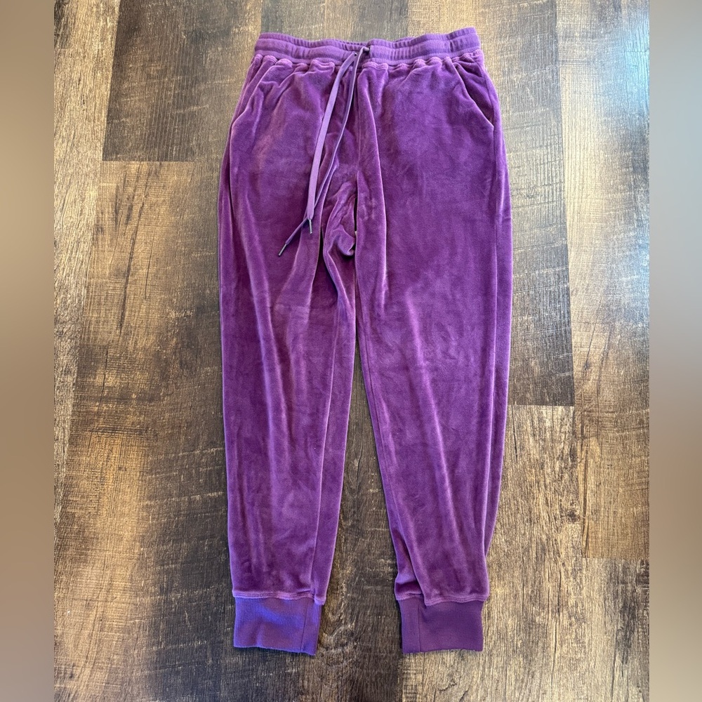 Lularoe Cozy Purple Velour Pants